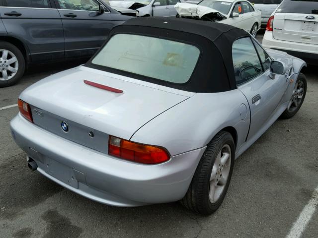 4USCH732XWLE05749 - 1998 BMW Z3 1.9 SILVER photo 4