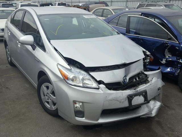 JTDKN3DUXB5347706 - 2011 TOYOTA PRIUS SILVER photo 1