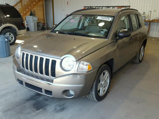 1J8FT47WX8D661177 - 2008 JEEP COMPASS SP TAN photo 2