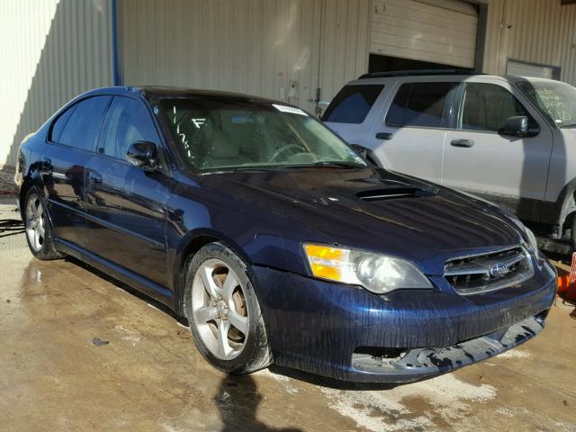 4S3BL676454218388 - 2005 SUBARU LEGACY GT BLUE photo 1