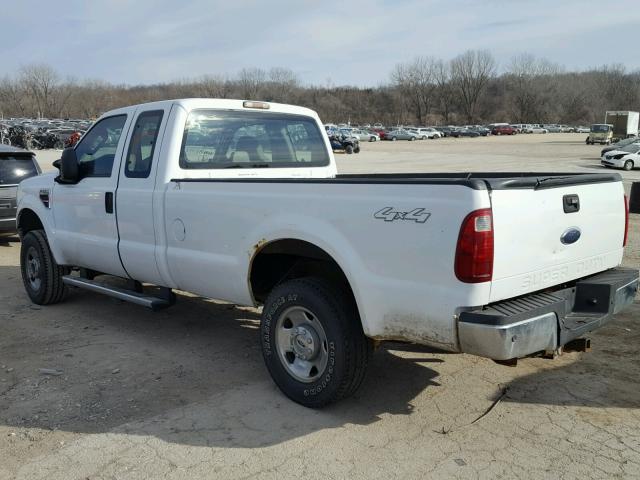 1FTSX21548EA57147 - 2008 FORD F250 SUPER WHITE photo 3