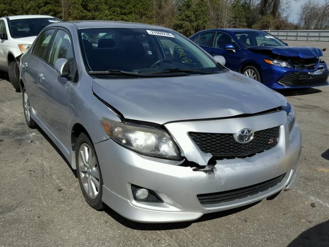 1NXBU4EE9AZ211213 - 2010 TOYOTA COROLLA BA SILVER photo 1