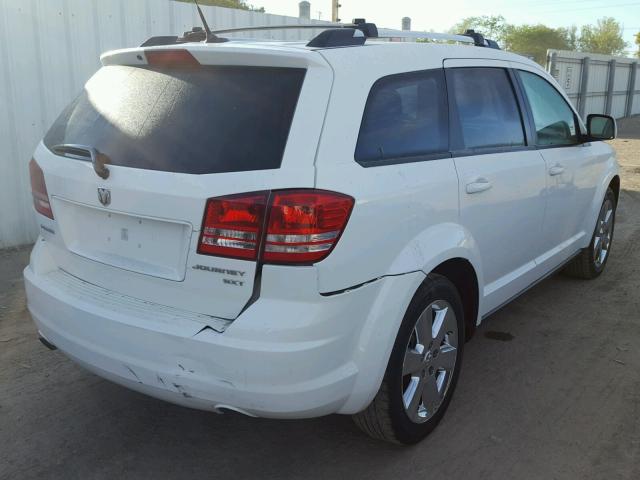 3D4PG5FVXAT238259 - 2010 DODGE JOURNEY SX WHITE photo 4