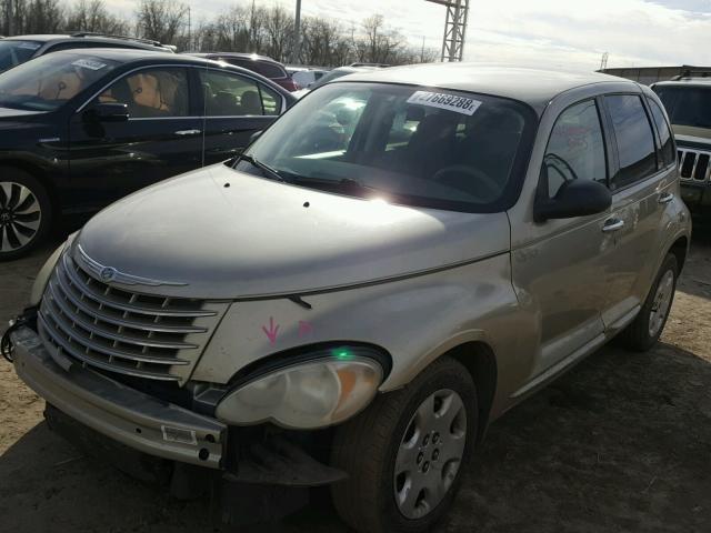 3A4FY58B16T280507 - 2006 CHRYSLER PT CRUISER GOLD photo 2