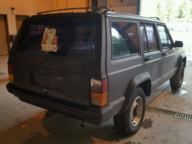 1J4FJ28L6KL540756 - 1989 JEEP CHEROKEE PURPLE photo 4