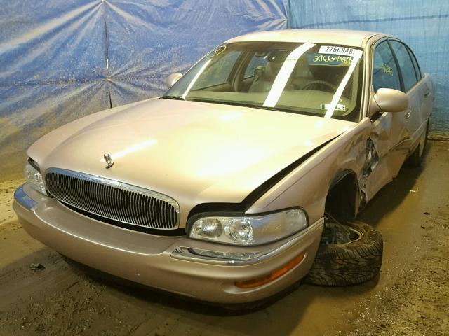 1G4CW52K2W4660528 - 1998 BUICK PARK AVENU BEIGE photo 2