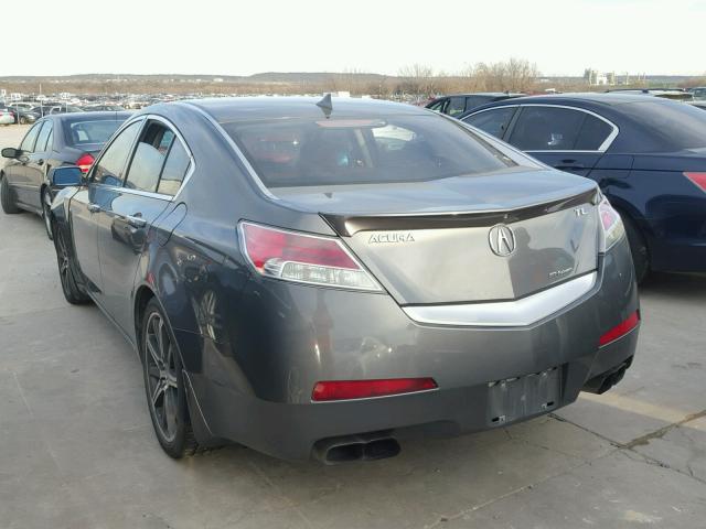 19UUA96519A001706 - 2009 ACURA TL GRAY photo 3