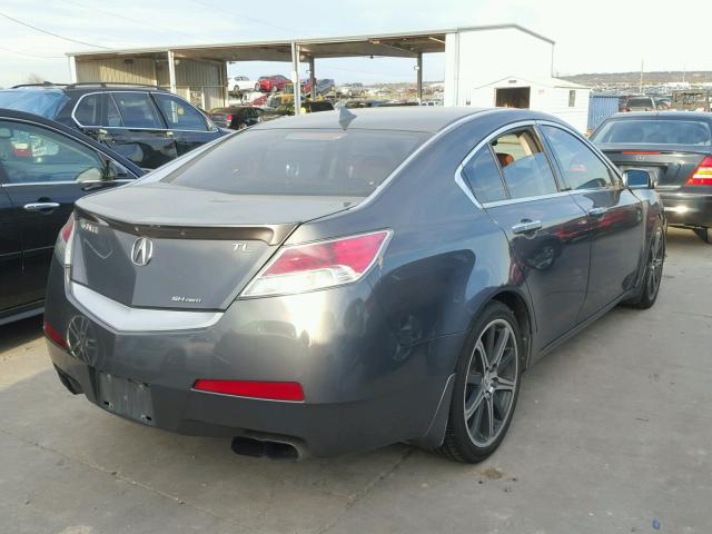 19UUA96519A001706 - 2009 ACURA TL GRAY photo 4