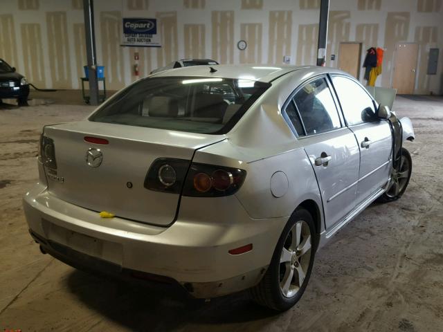 JM1BK123841151880 - 2004 MAZDA 3 S SILVER photo 4