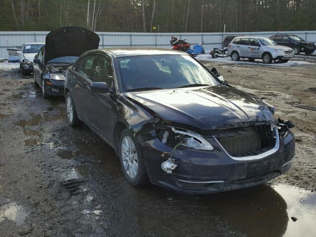 1C3CCBAB7CN320847 - 2012 CHRYSLER 200 LX BLACK photo 1