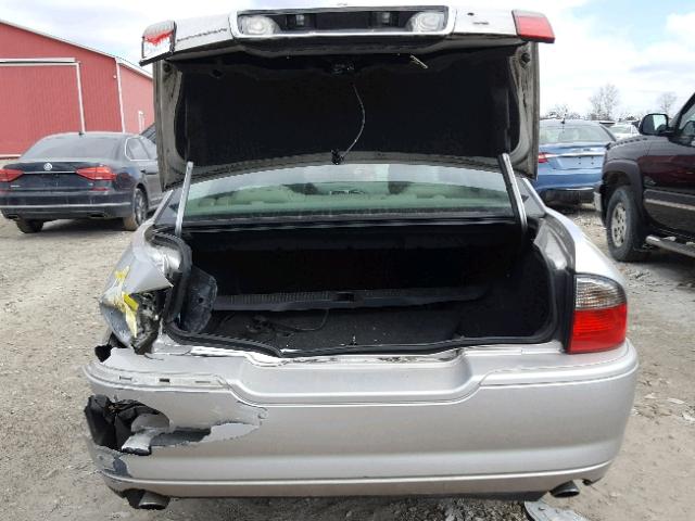 1LNHM86S14Y622754 - 2004 LINCOLN LS GRAY photo 9