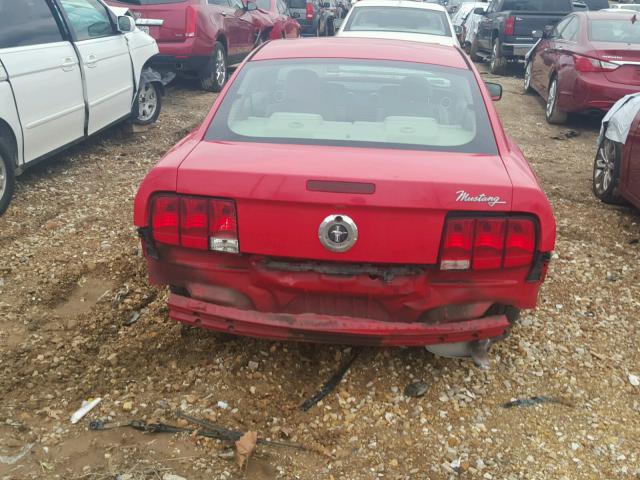 1ZVFT80N255118053 - 2005 FORD MUSTANG RED photo 9