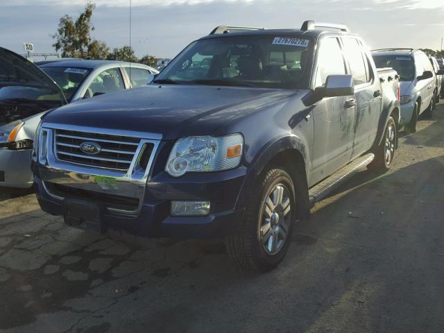 1FMEU53847UB20021 - 2007 FORD EXPLORER S BLUE photo 2