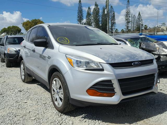 1FMCU0F77EUC00598 - 2014 FORD ESCAPE S SILVER photo 1