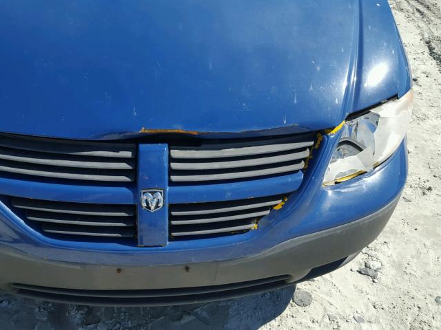 1D4GP25B16B566541 - 2006 DODGE CARAVAN SE BLUE photo 9