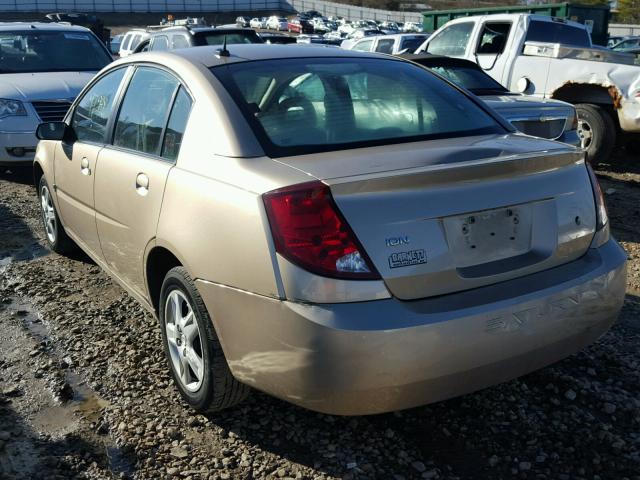 1G8AJ58F26Z157891 - 2006 SATURN ION LEVEL GOLD photo 3