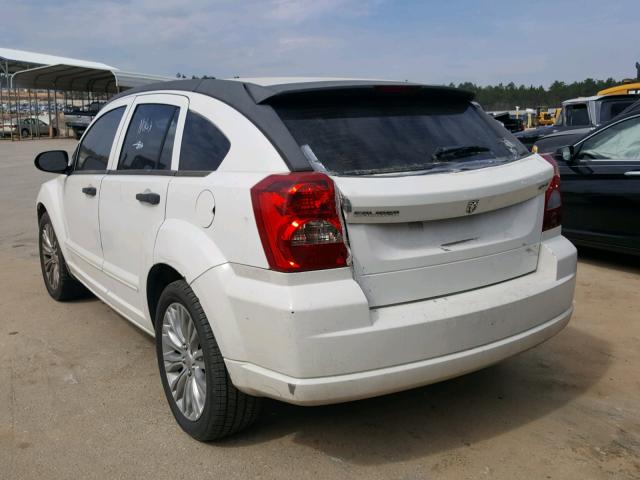 1B3HB48B27D104360 - 2007 DODGE CALIBER SX WHITE photo 3