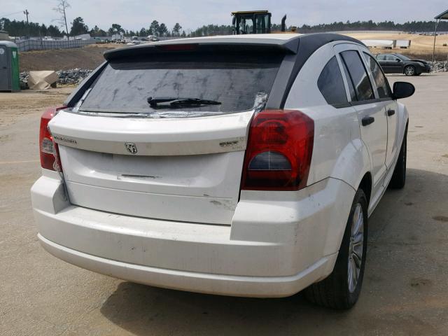 1B3HB48B27D104360 - 2007 DODGE CALIBER SX WHITE photo 4