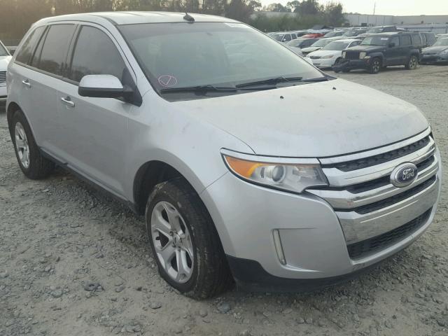 2FMDK3JC8BBA93272 - 2011 FORD EDGE SEL SILVER photo 1