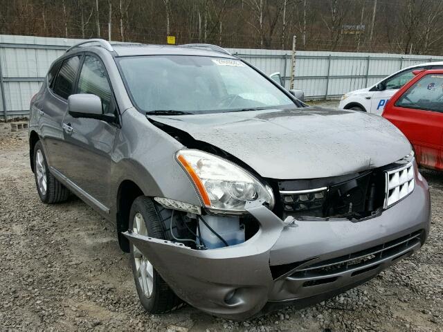 JN8AS5MV7CW360597 - 2012 NISSAN ROGUE S GRAY photo 1