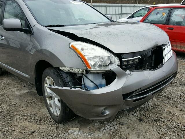 JN8AS5MV7CW360597 - 2012 NISSAN ROGUE S GRAY photo 9