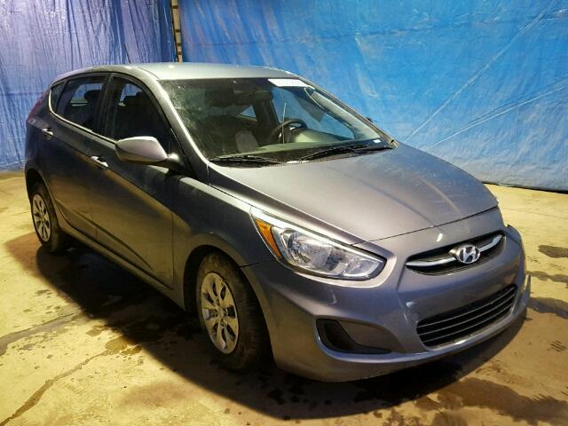 KMHCT5AE6HU322282 - 2017 HYUNDAI ACCENT SE GRAY photo 1