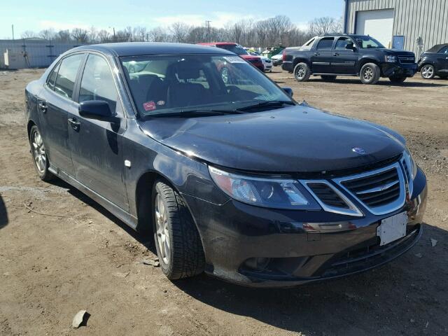 YS3FB49Y081101803 - 2008 SAAB 9-3 2.0T BLACK photo 1