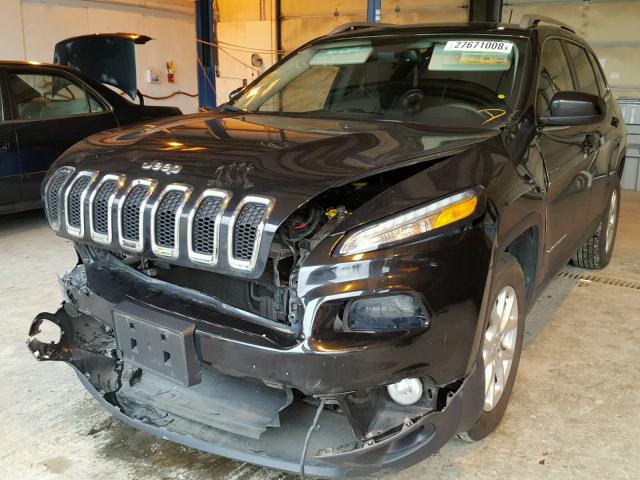 1C4PJMCBXEW303310 - 2014 JEEP CHEROKEE L BLACK photo 2