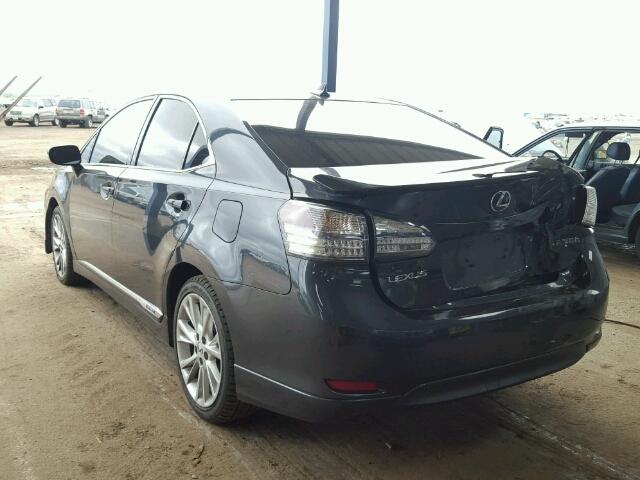 JTHBB1BA3A2001906 - 2010 LEXUS HS 250H GRAY photo 3