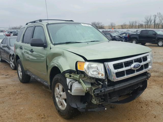 1FMCU03Z28KB52515 - 2008 FORD ESCAPE XLT GREEN photo 1