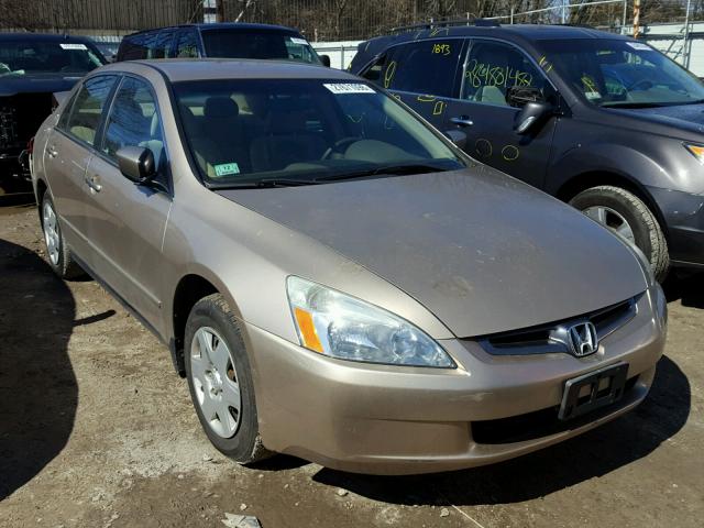 1HGCM56435A017807 - 2005 HONDA ACCORD LX TAN photo 1