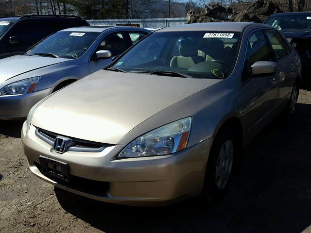 1HGCM56435A017807 - 2005 HONDA ACCORD LX TAN photo 2