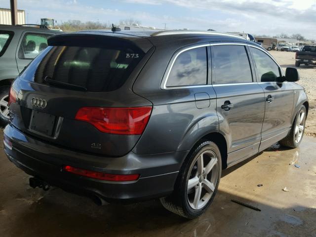 WA1CV94L47D048606 - 2007 AUDI Q7 4.2 QUA GRAY photo 4