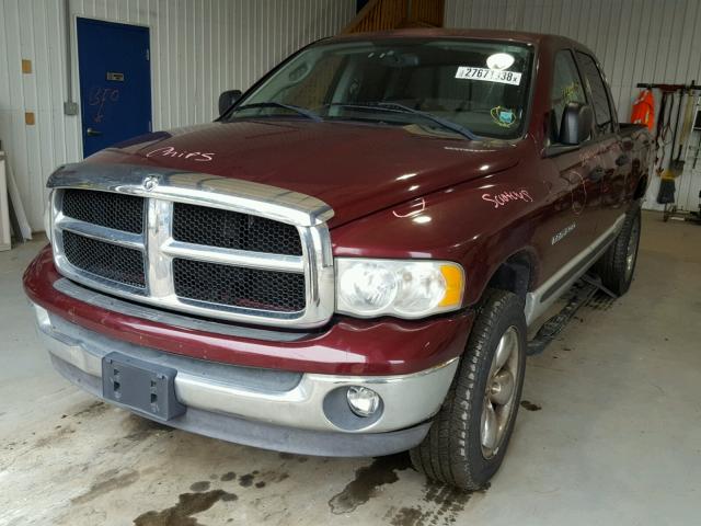 1D7HU18NX3S125731 - 2003 DODGE RAM 1500 S RED photo 2