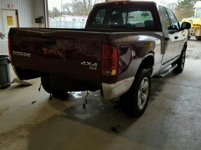 1D7HU18NX3S125731 - 2003 DODGE RAM 1500 S RED photo 4