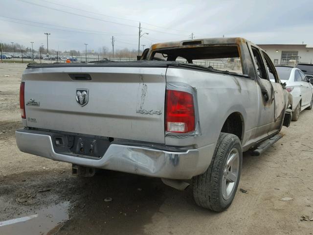 1D3HV18P19S807843 - 2009 DODGE RAM 1500 SILVER photo 4