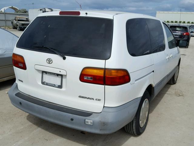 4T3ZF19C9YU182684 - 2000 TOYOTA SIENNA CE WHITE photo 4