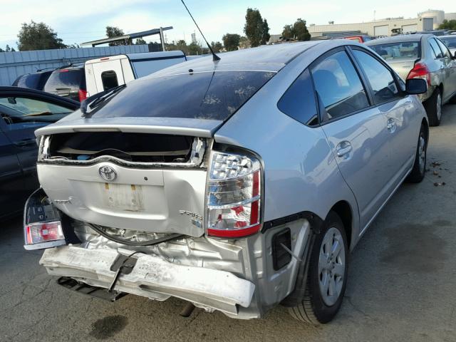 JTDKB20U077655701 - 2007 TOYOTA PRIUS SILVER photo 4