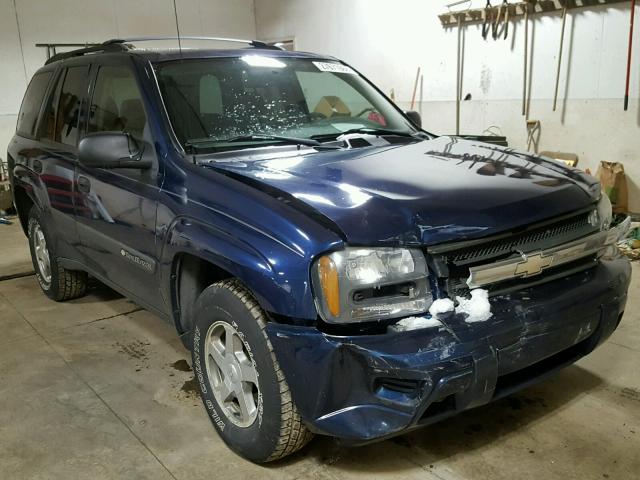 1GNDT13S042336910 - 2004 CHEVROLET TRAILBLAZE BLUE photo 1