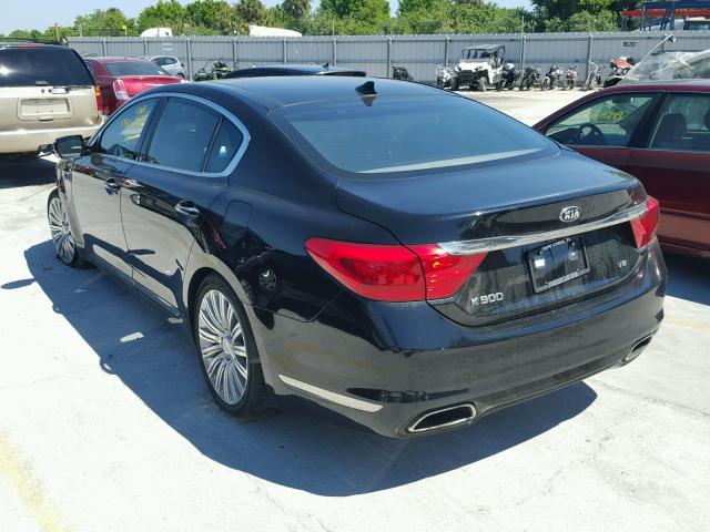 KNALU4D42F6026768 - 2015 KIA K900 BLACK photo 3