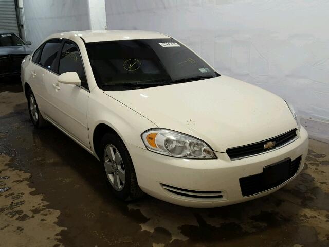 2G1WT55N481271977 - 2008 CHEVROLET IMPALA LT WHITE photo 1