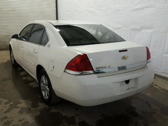 2G1WT55N481271977 - 2008 CHEVROLET IMPALA LT WHITE photo 3