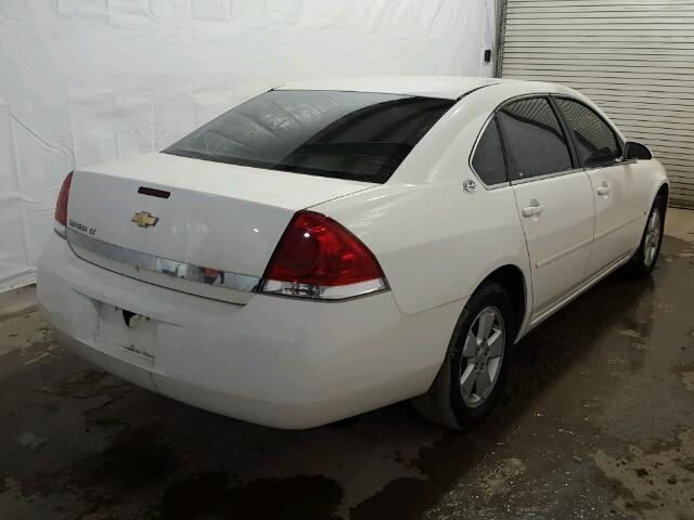 2G1WT55N481271977 - 2008 CHEVROLET IMPALA LT WHITE photo 4