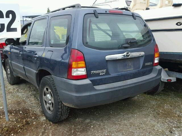 4F2CU06B51KM23382 - 2001 MAZDA TRIBUTE DX 蓝色 照片 3