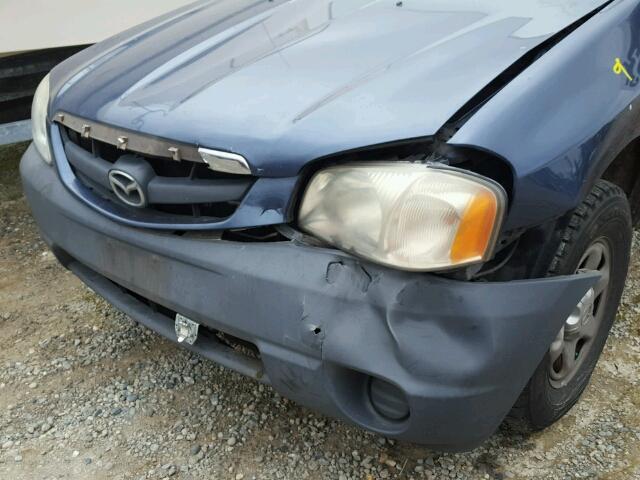 4F2CU06B51KM23382 - 2001 MAZDA TRIBUTE DX BLUE photo 9