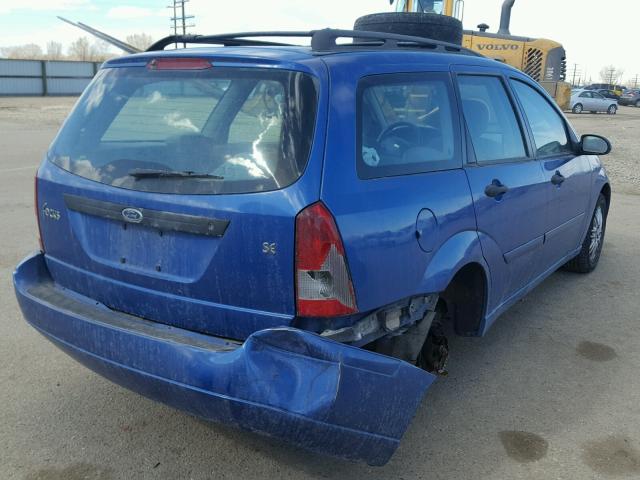 1FAHP36Z53W343481 - 2003 FORD FOCUS SE BLUE photo 4