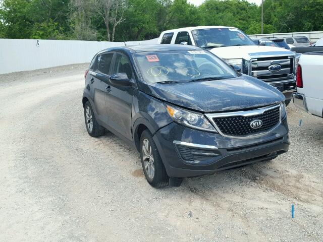 KNDPB3AC8G7846090 - 2016 KIA SPORTAGE L BLACK photo 1