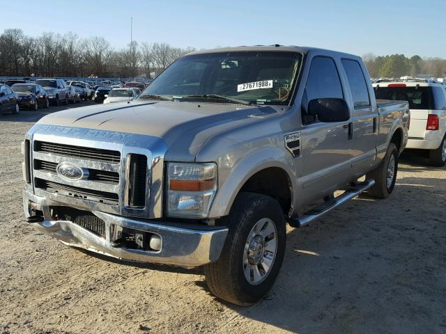 1FTSW21R78EA60467 - 2008 FORD F250 SUPER GOLD photo 2