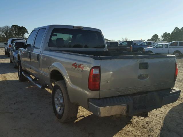 1FTSW21R78EA60467 - 2008 FORD F250 SUPER GOLD photo 3