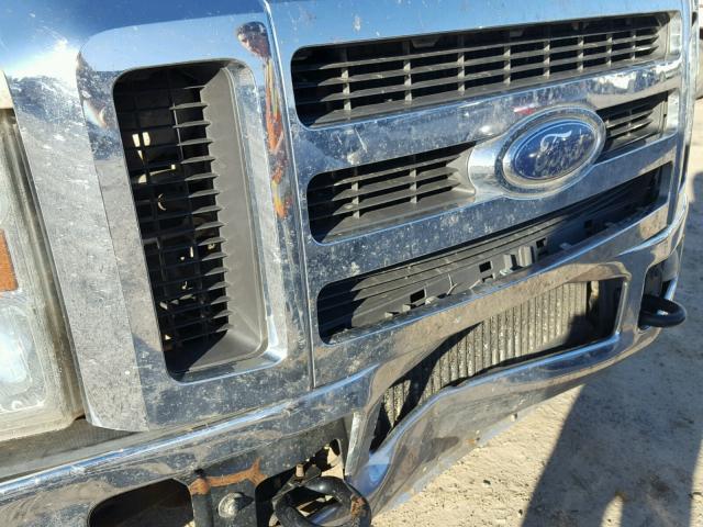 1FTSW21R78EA60467 - 2008 FORD F250 SUPER GOLD photo 9